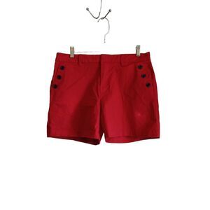 Tommy Hilfiger red and blue button 5" classic stretch shorts